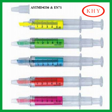 Syringe Shape Highlighter Pen